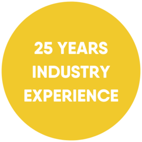 25 Years Industry Experience