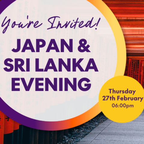 Japan & Sri Lanka Evening Hastings + Havelock North