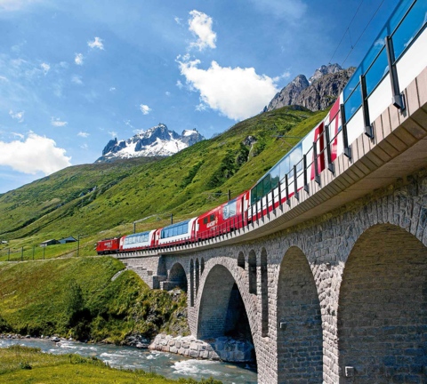 Glacier Express Switzerland Tourism Slider