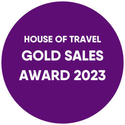 House of Travel Gold Sales Award 2023