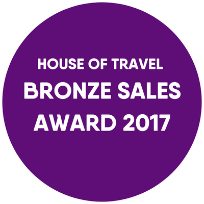 House of Travel Bronze Sales Award 2017
