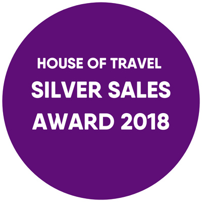 House of Travel Silver Sales Award 2018
