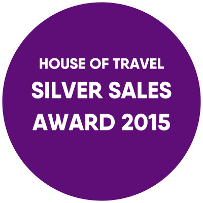 House of Travel Silver Sales Award 2015