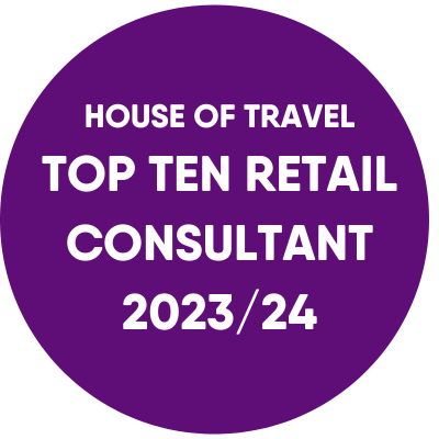 House of Travel Top Ten Retail Consultant 2023/24